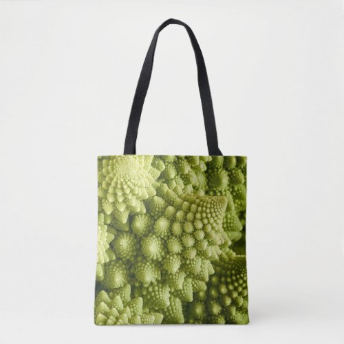 Romanesco broccoli vegetable close up tote bag