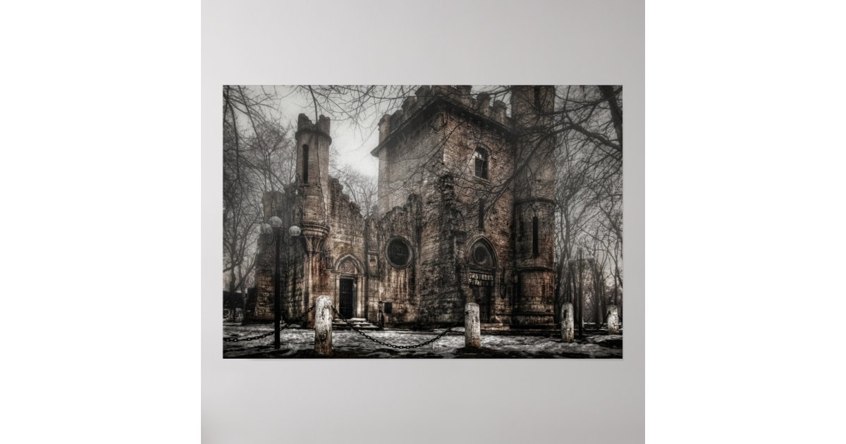 Romanescu castle poster | Zazzle