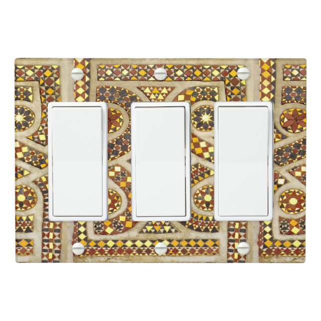 Romanesque Gold Mosaics Light Switch Cover (In Situ)