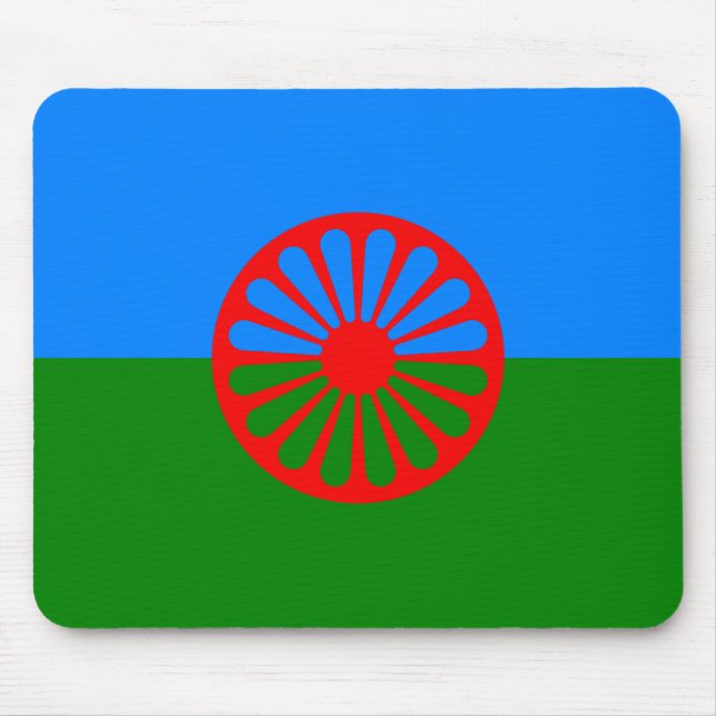 Romani Flag Mouse Pad (Front)