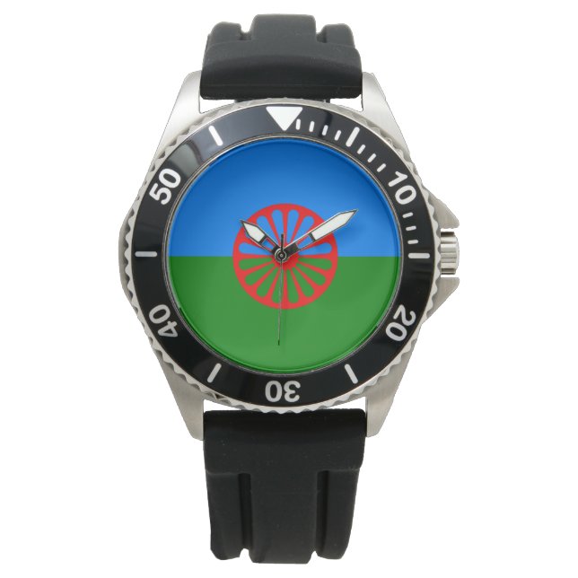 Romani Flag Watch (Front)