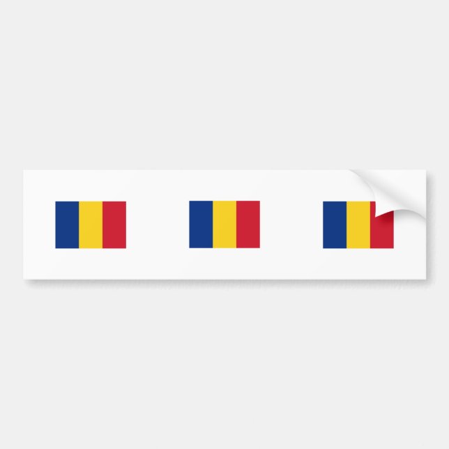 Romania Bumper Sticker (Front)