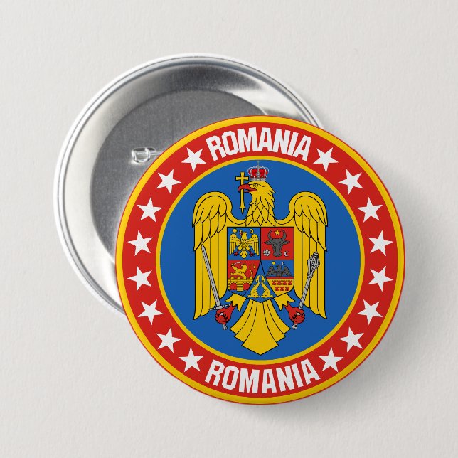 Romania                                            button (Front & Back)