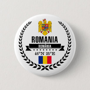 Romania Button