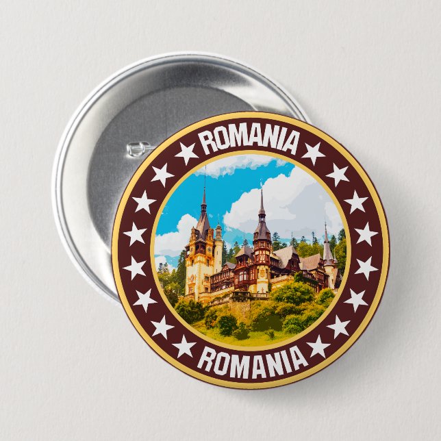 Romania                                            button (Front & Back)