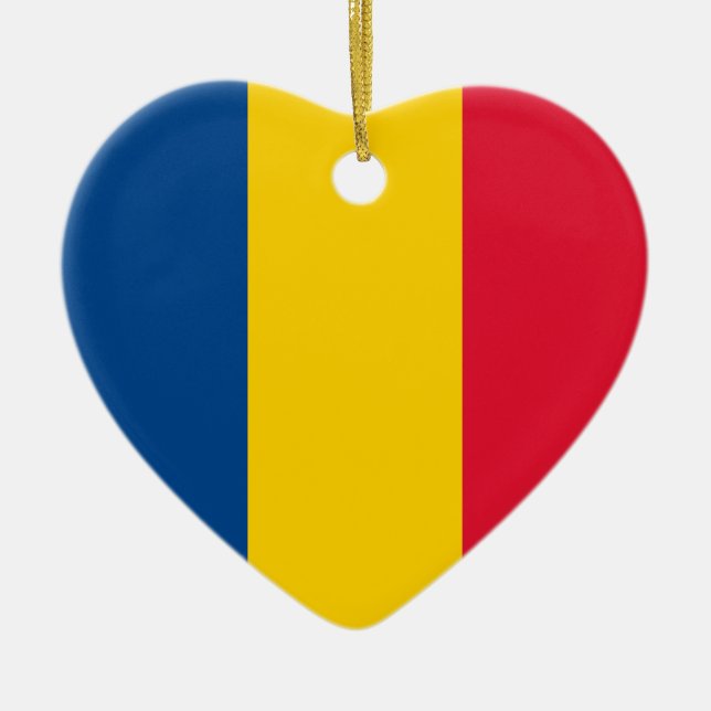 Romania Ceramic Ornament (Front)