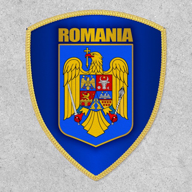 Romania Coat of Arms Patch (Front)