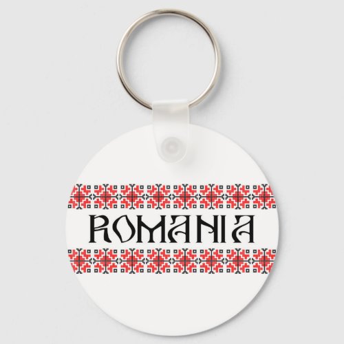 romania country symbol name text folk motif tradit keychain