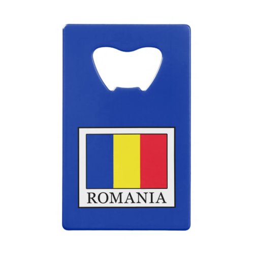 Romania Credit Card Bottle Opener