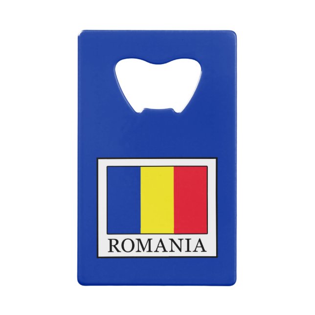Romania Credit Card Bottle Opener (Front)