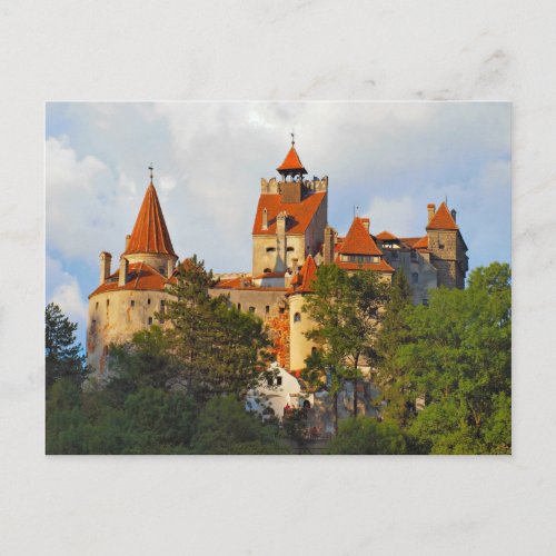 Romania Draculas castle Bran Transylvannia Postcard