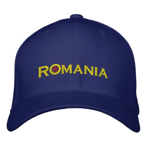 Romania Embroidered Baseball Hat