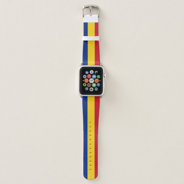 Romania Flag Apple Watch Band (Front)