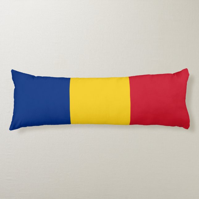 Romania flag body pillow (Front)