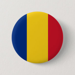 Romania Flag Button