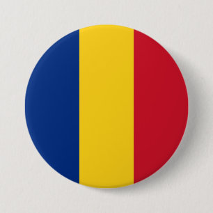 Romania Flag Button