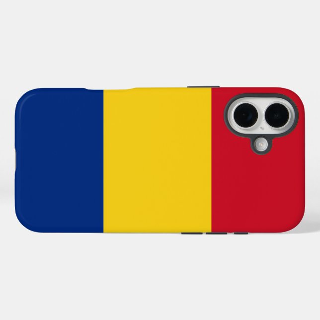 Romania Flag Case-Mate iPhone Case (Back (Horizontal))