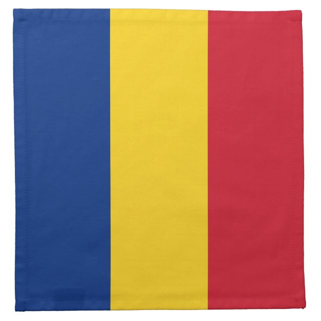 Romania Flag Cloth Napkin (Front)