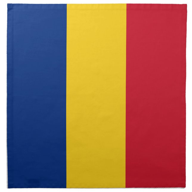 Romania flag cloth napkin (Front)