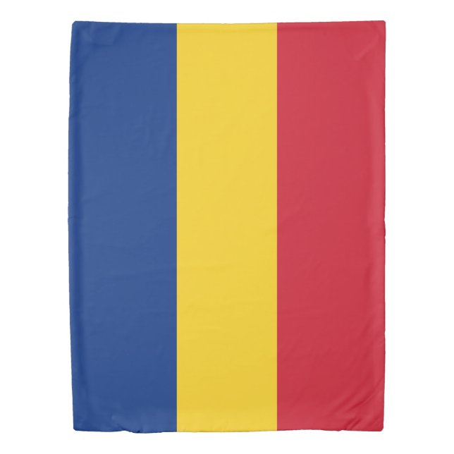 Romania flag duvet cover (Front)
