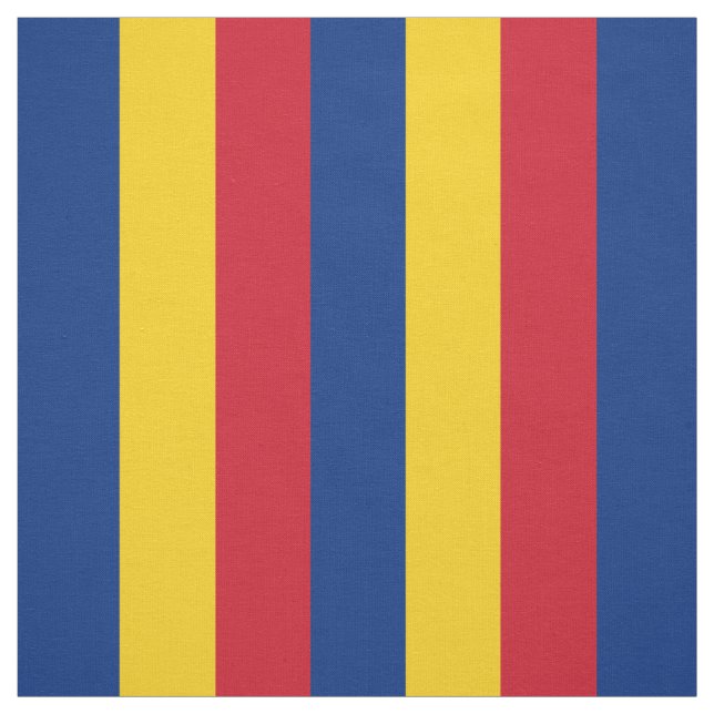 Romania Flag Fabric (Swatch)