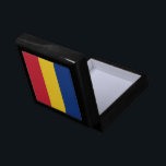 Romania flag gift box<br><div class="desc">An ideal gift for all those who are patriotic of their country!</div>