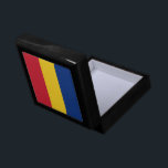 Romania flag gift box<br><div class="desc">An ideal gift for all those who are patriotic of their country!</div>