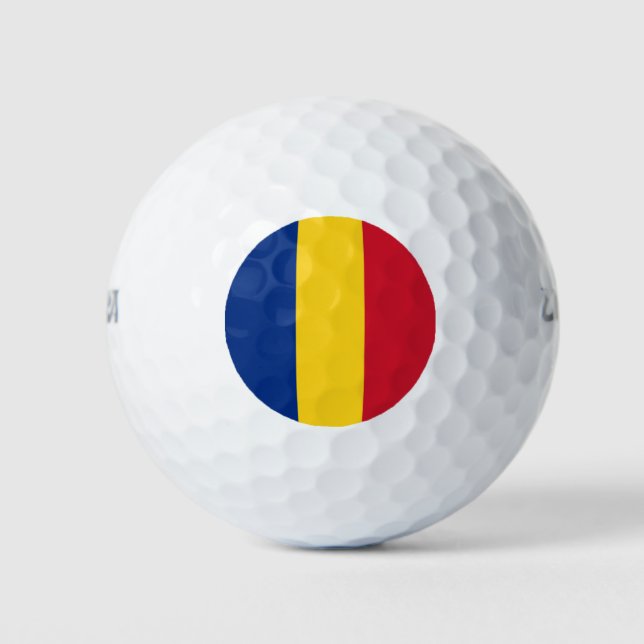 Romania flag golf balls (Front)