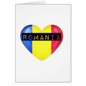 Romania Flag Heart (Front)