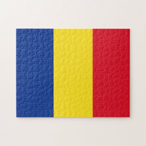 Romania Flag Jigsaw Puzzle