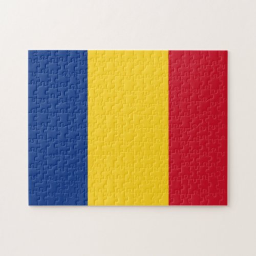 Romania Flag Jigsaw Puzzle