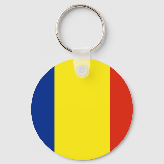 Romania flag keychain (Front)