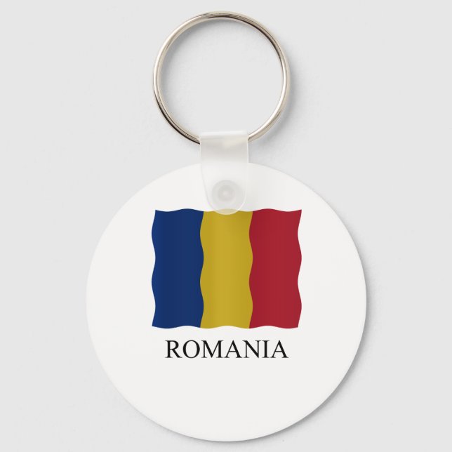 Romania flag keychain (Front)