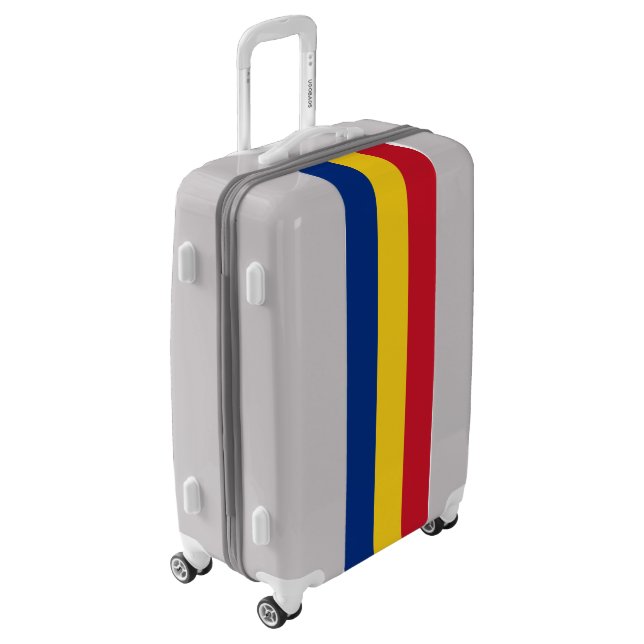 Romania Flag Luggage (Rotated Left)