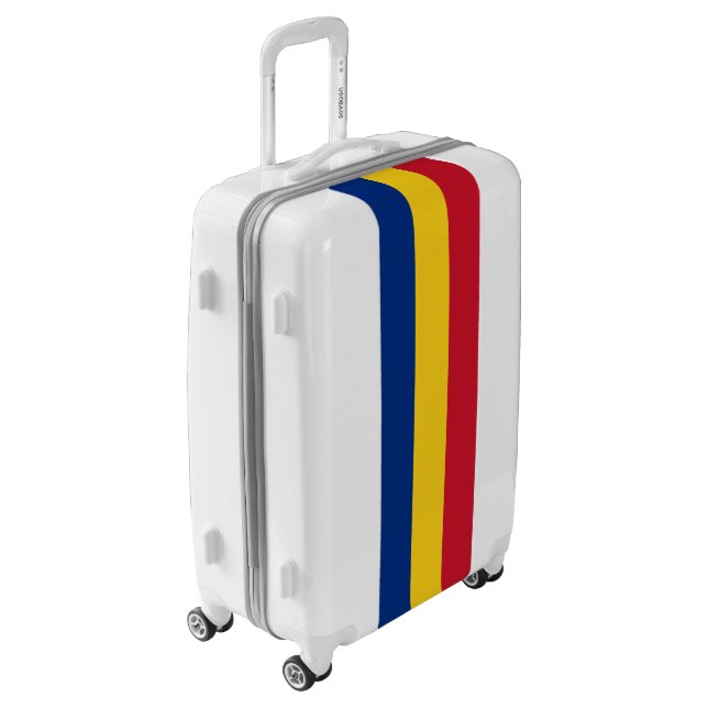 Romania Flag Luggage (Rotated Left)