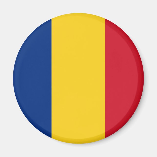 Romania Flag Magnet (Front)