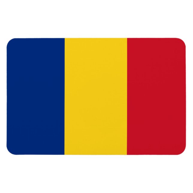Romania Flag Magnet (Horizontal)
