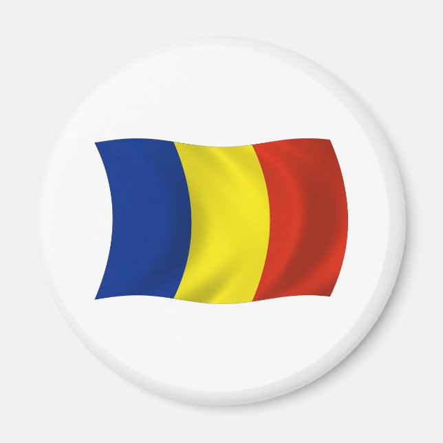 Romania Flag Magnet (Front)
