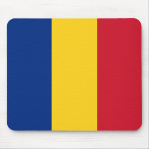 Romania Flag Mouse Pad