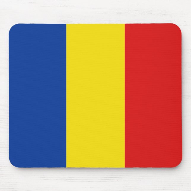 Romania Flag Mousepad (Front)