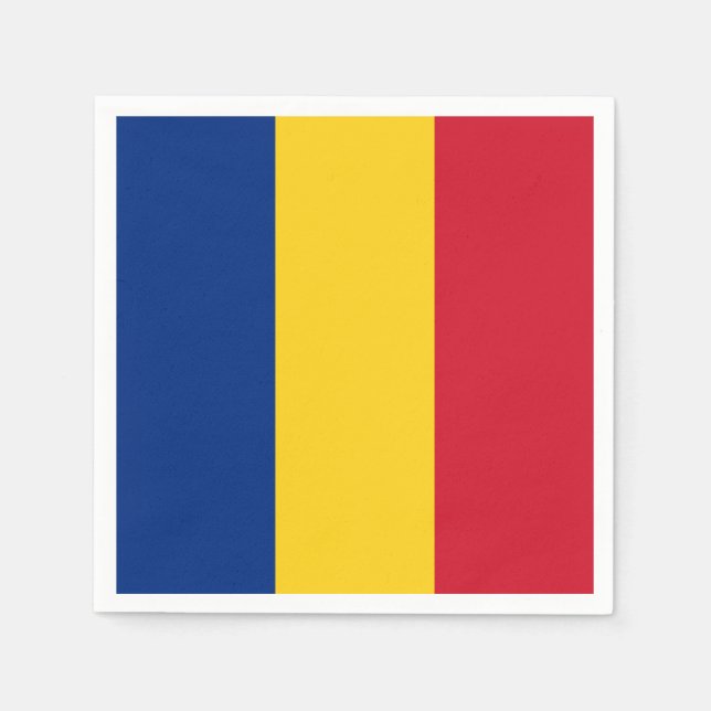 Romania Flag Napkins (Front)