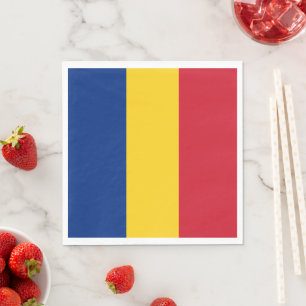 Romania flag napkins