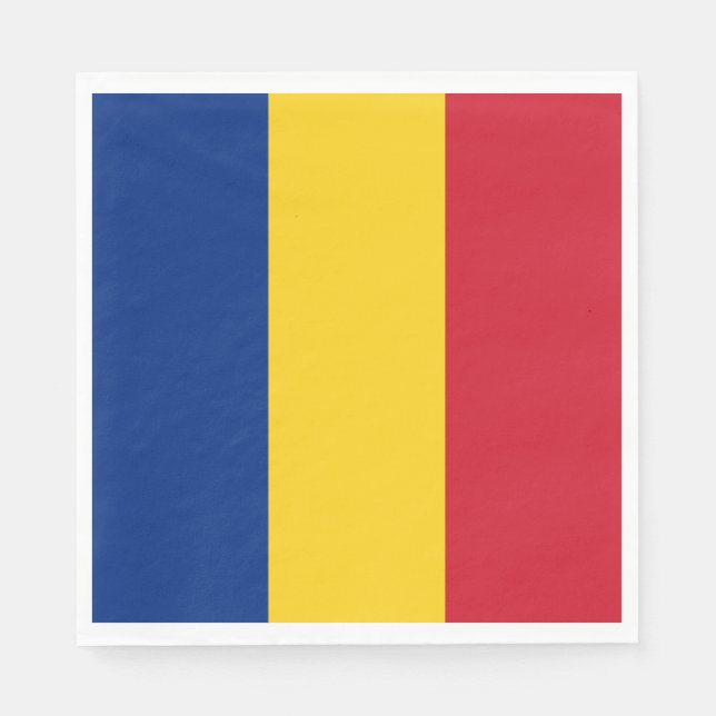 Romania Flag Napkins (Front)