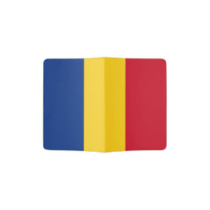 Romania Flag Passport Holder