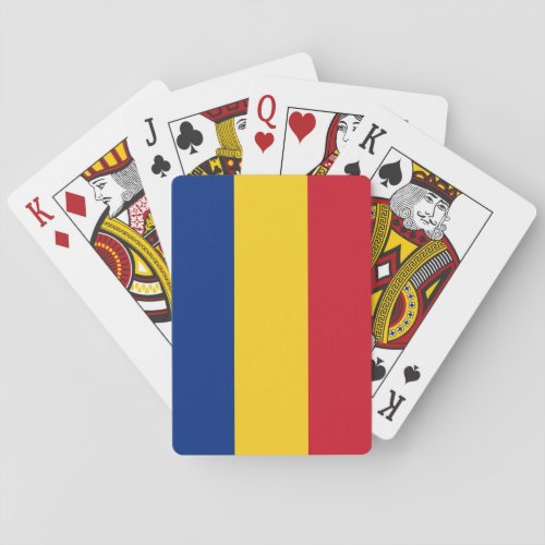 Romania Flag Playing Cards
