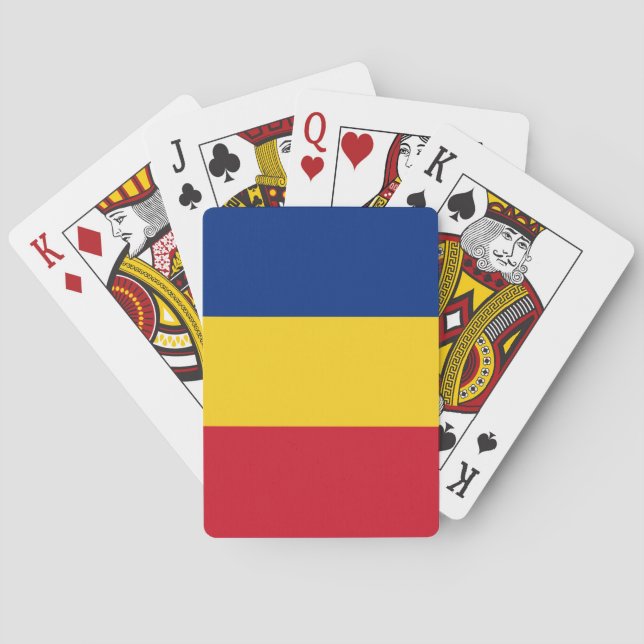 Romania Flag Poker Cards (Back)