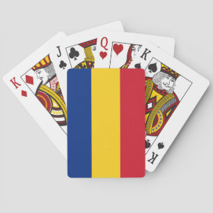 Romania Flag Poker Cards