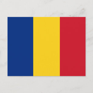 Romania Flag Postcard