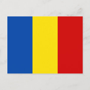 Romania Flag Postcard