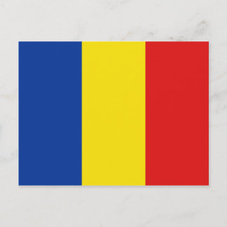 Romania Flag Postcard